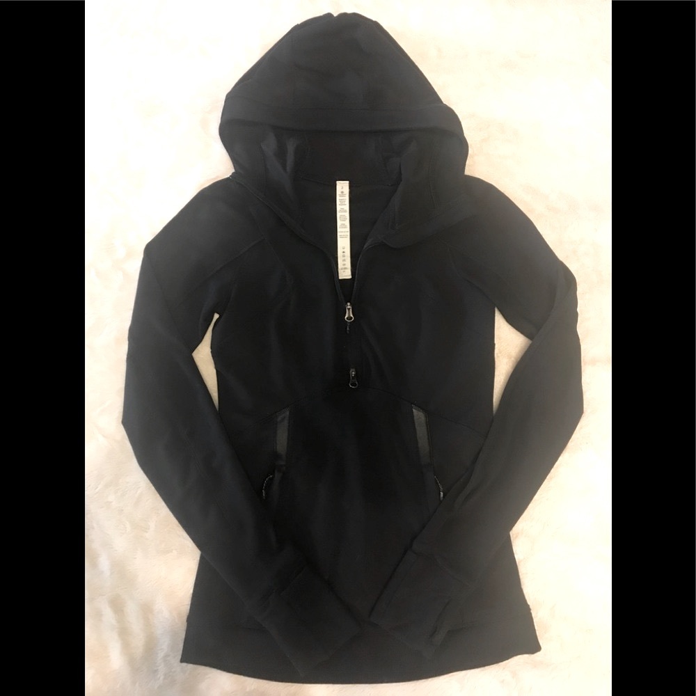 Lululemon Black Half Zip Hoodie 2